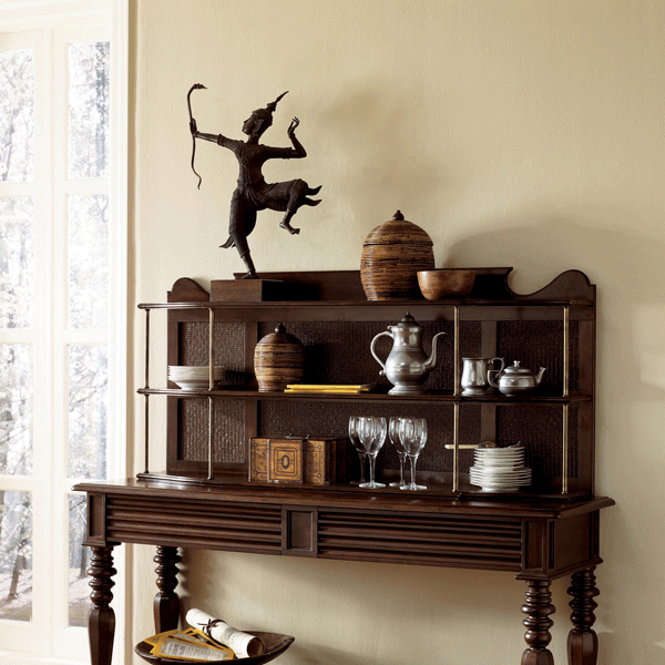 Bronze Thai Artifact Rama Statue-Green Patina