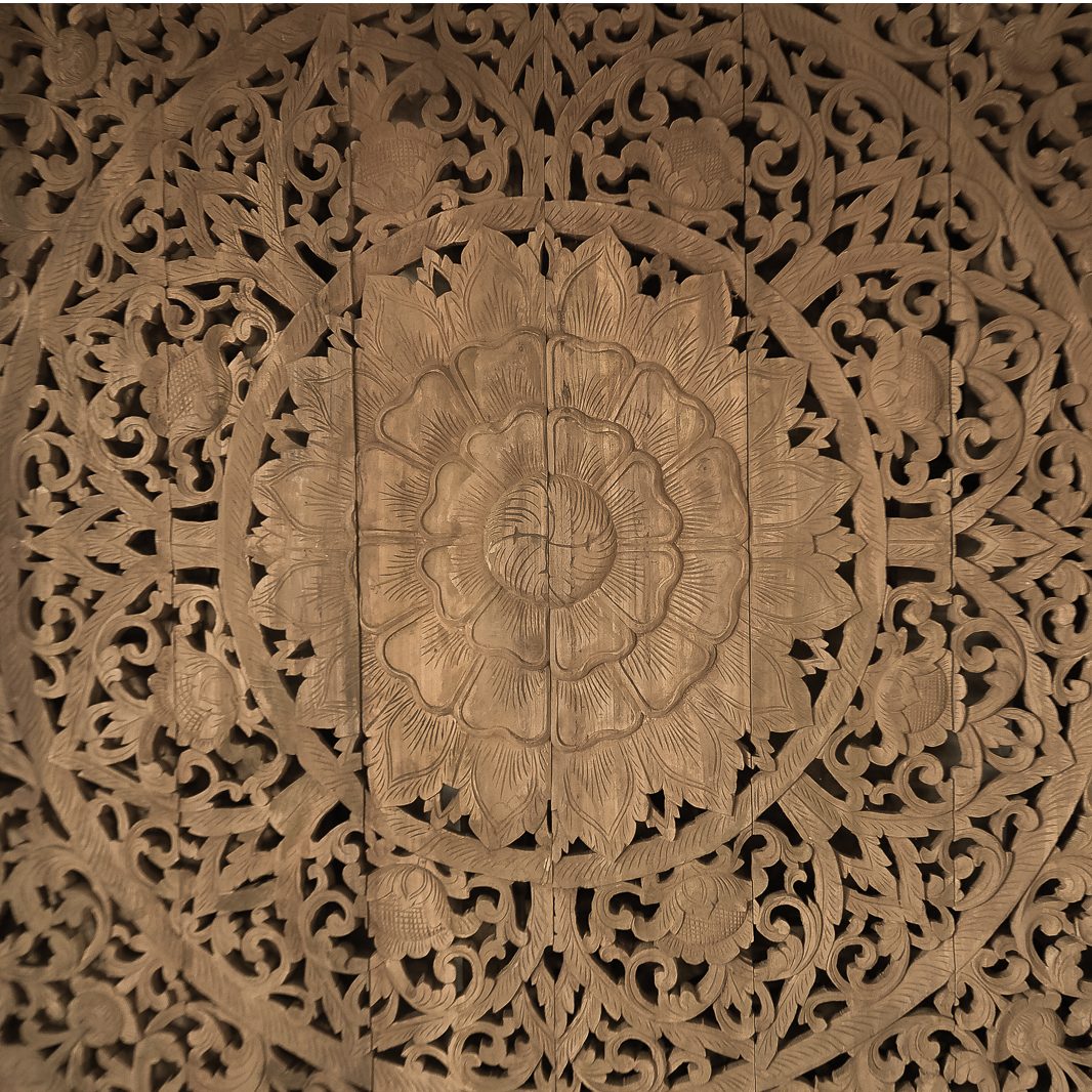 Buy Large Grand Carved Wooden Wall Art or Ceiling Panel Online