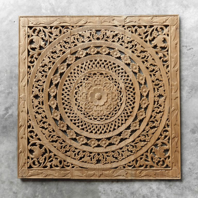 Moroccan Decent Wood Carving Wall Art Hanging