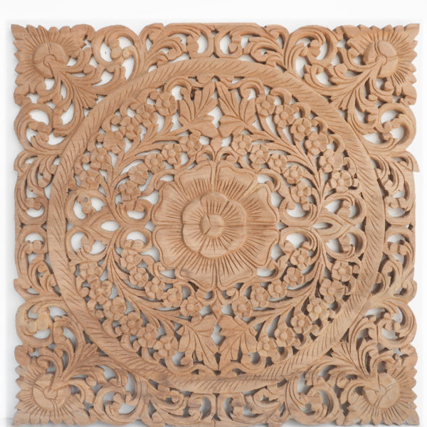 Thai small wood carving for wall