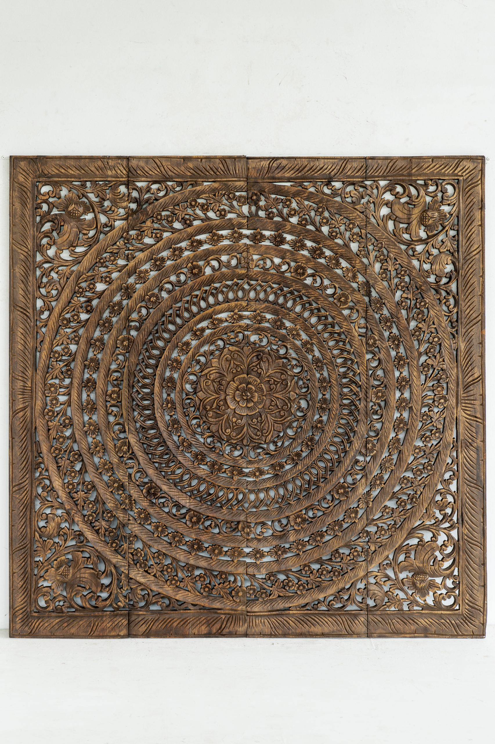 Buy Wood Carving Wall Panel with Moroccan Design Online