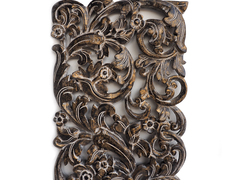 Wall carved panel decor