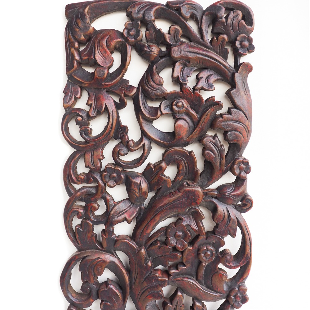 Handmade wood carved panelling