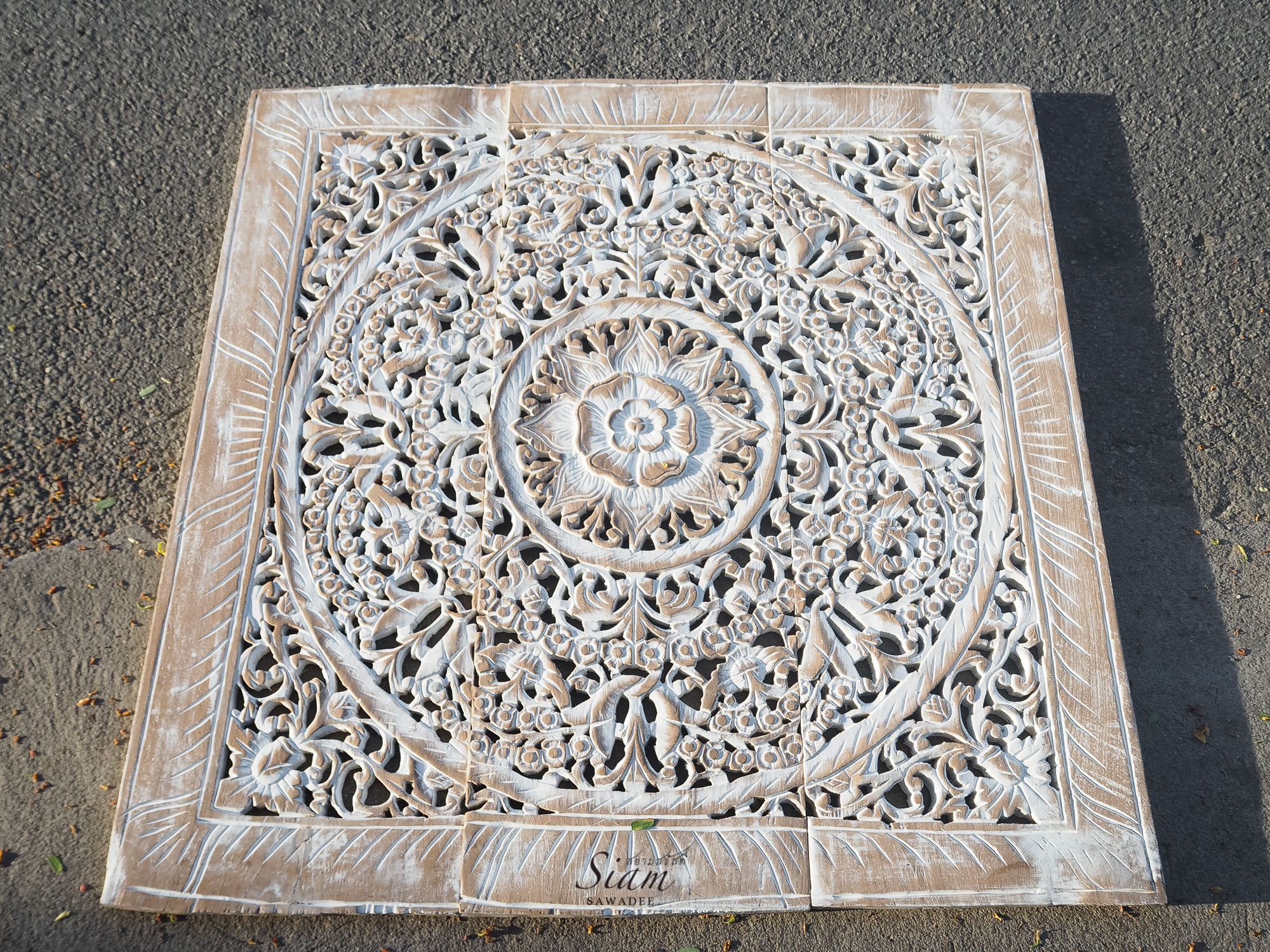 Buy Balinese Antique Wood Carving Wall Art  Panel  Online