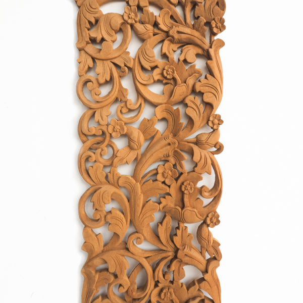 Eco friendly wood carved panel