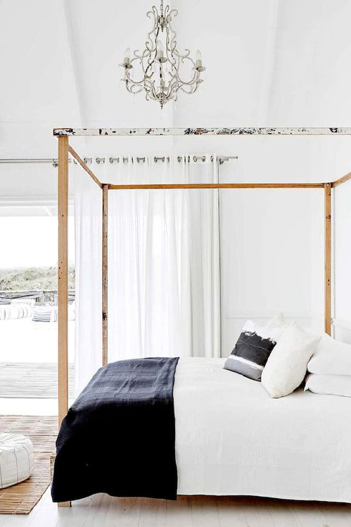 White Bedroom-Artistic Chic Frame