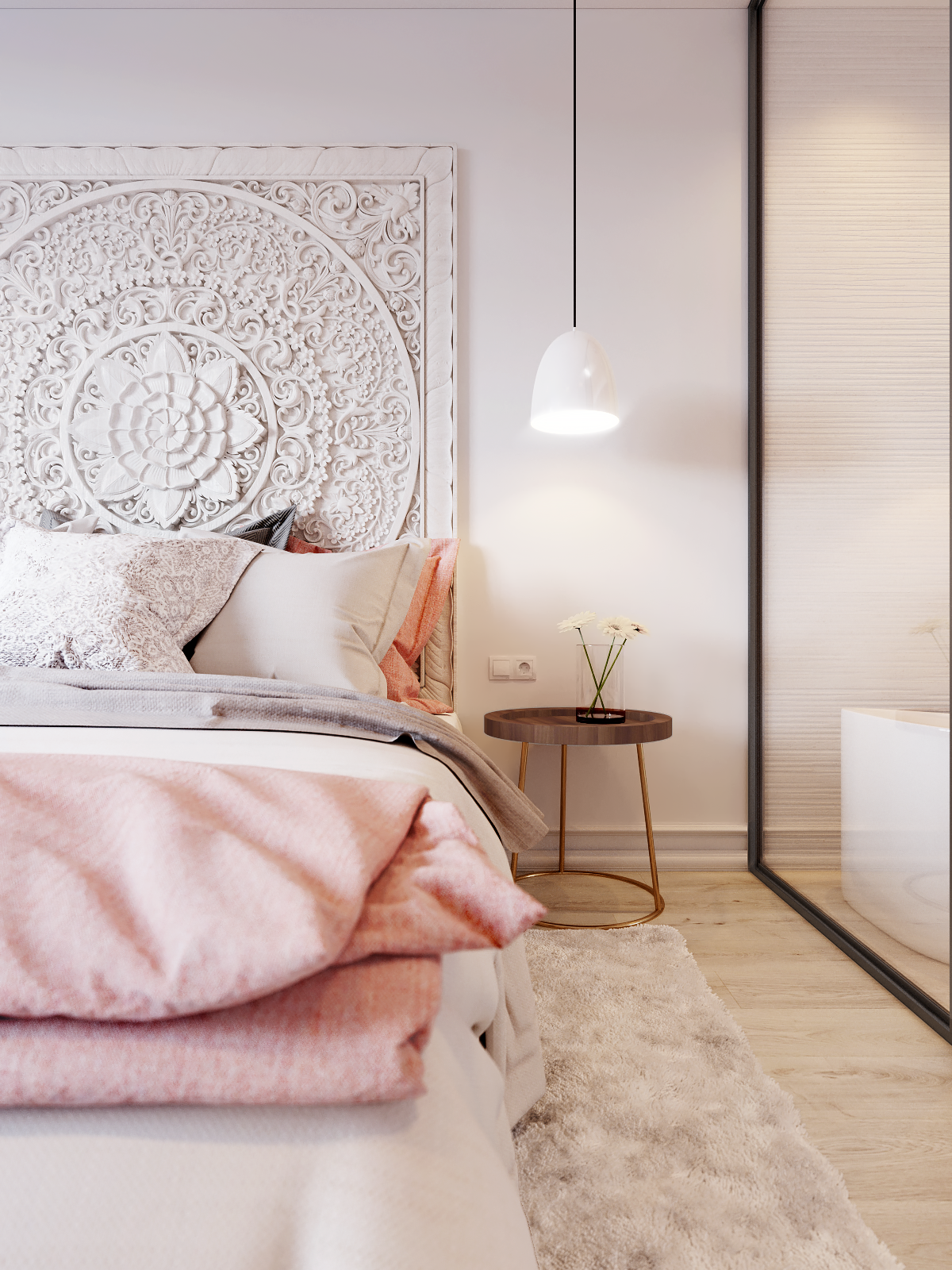 White Bedroom-Glam Glam Elegance