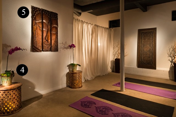 Buddha panel yoga home