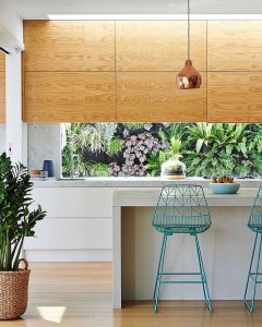 Lush Green Dining Room