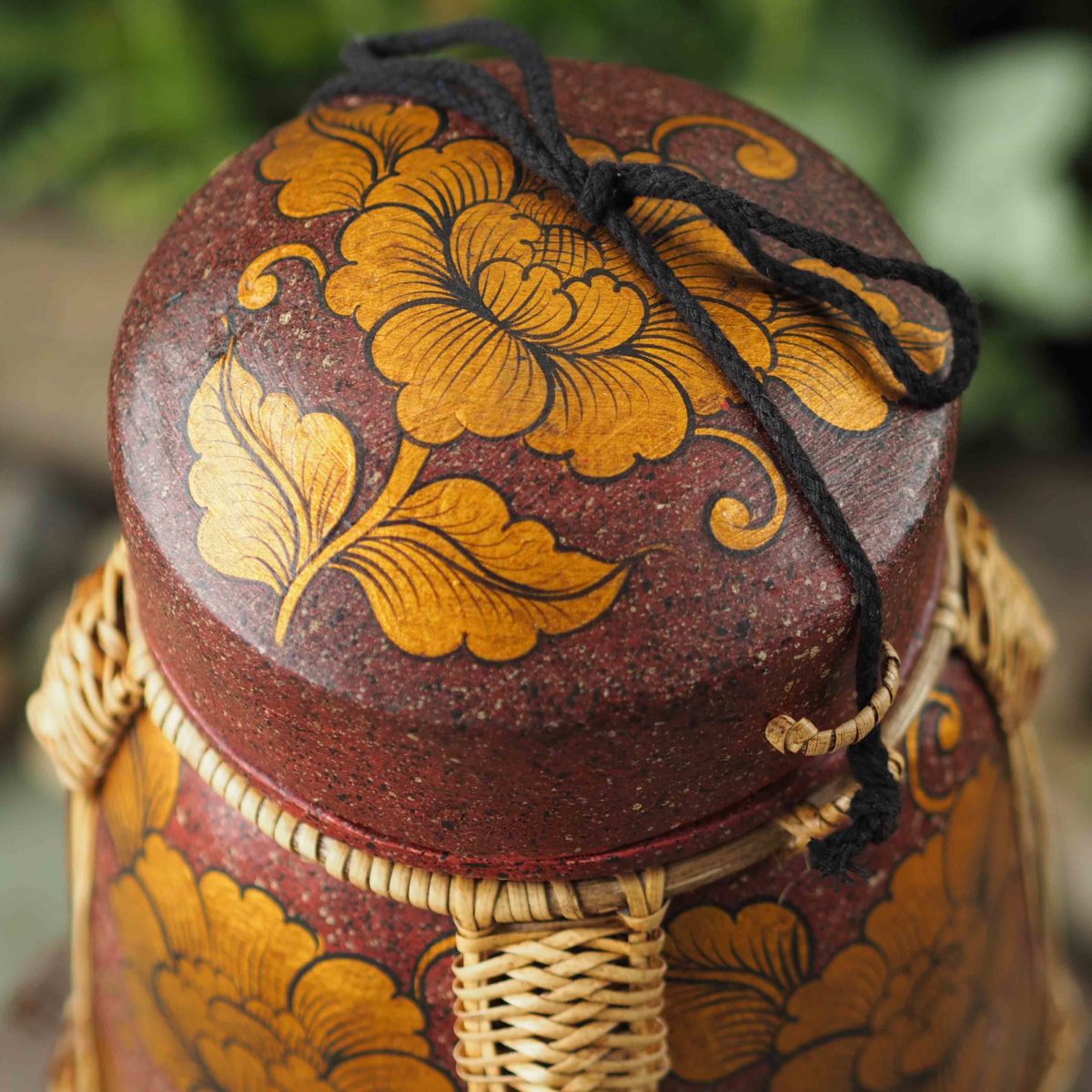Handmade Decorative Thai Rice Container