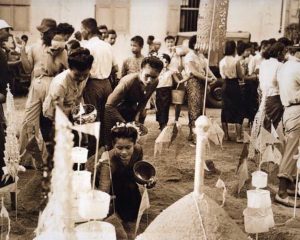 Songkran at the Temple