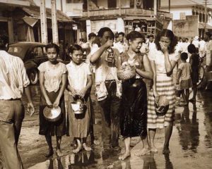 Splashing on Songkran