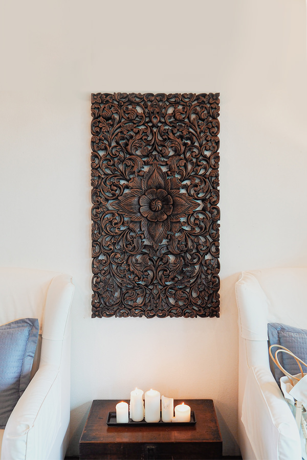 carving sculpture carved rustic wood home oak home decoration 3d wall hang