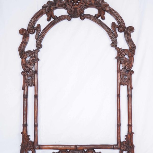 Window Wooden Frame Hand Carved by Hands from India