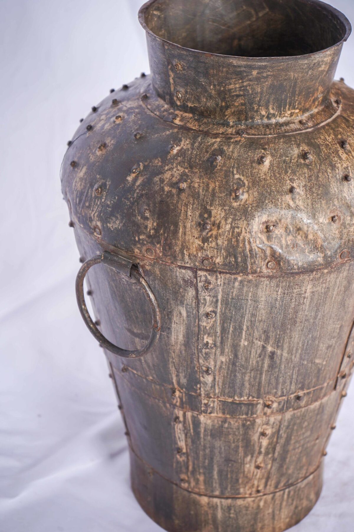 Clearance Sale Hand crafted rustic umbrellastand, Indian design