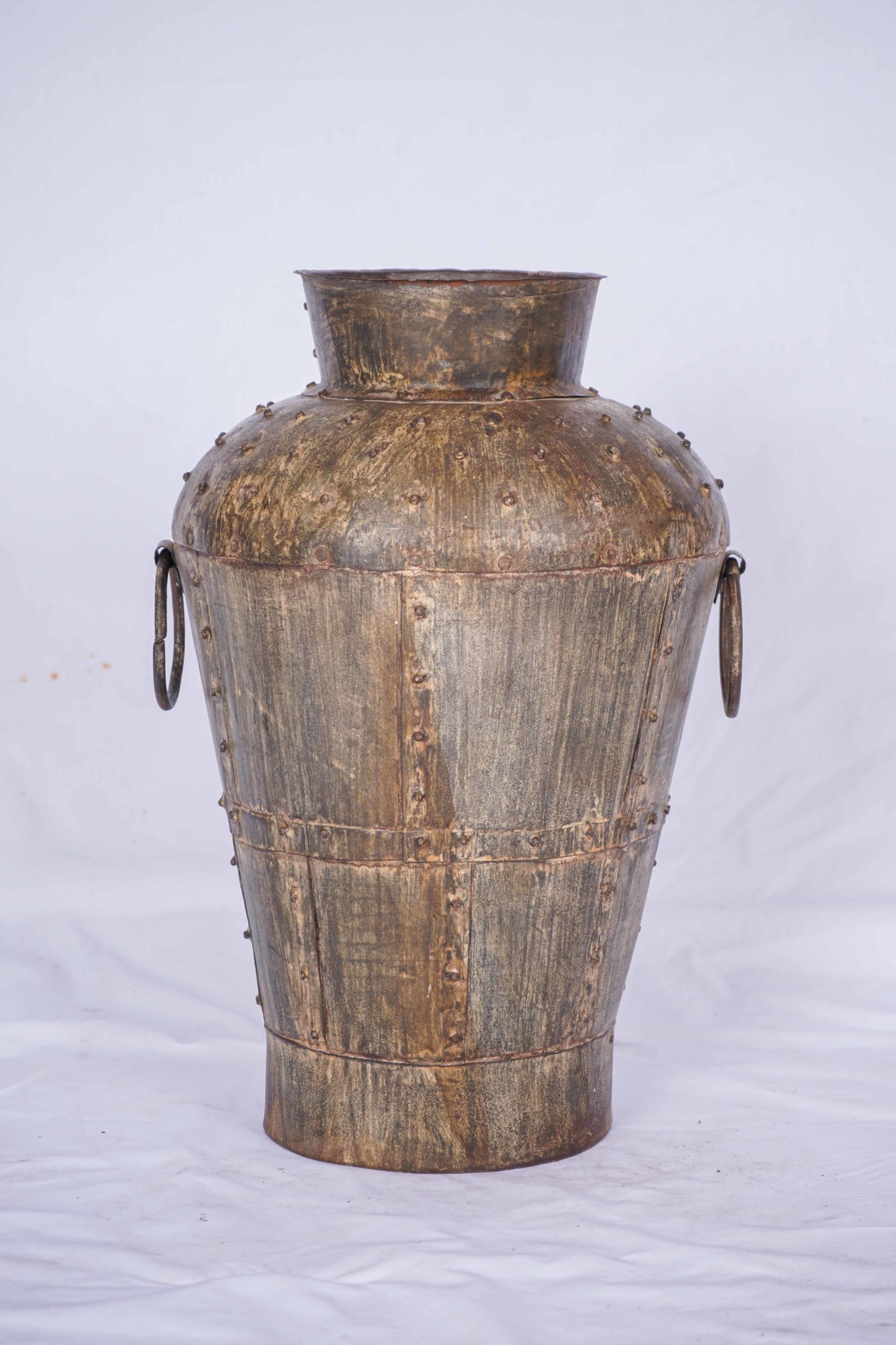 Clearance Sale Hand crafted rustic umbrellastand, Indian design