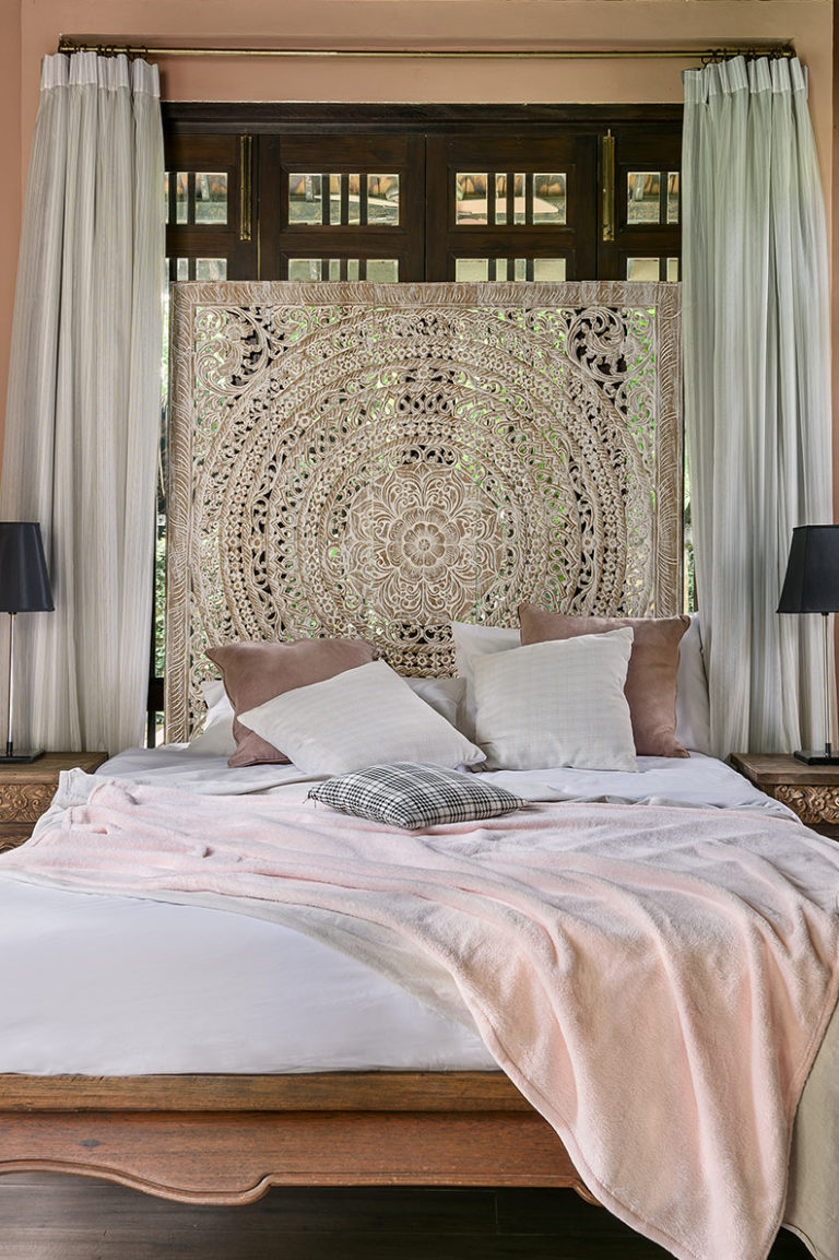 Moroccan King Size Wall Mounted Headboard