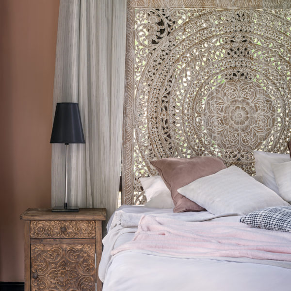 Moroccan King Size Wall Mounted, How To Install A Wall Mounted Headboard