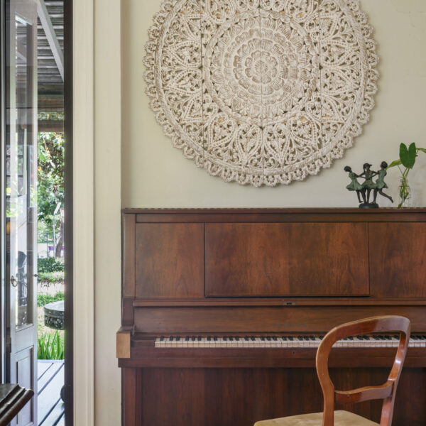 Living room wood carving, decorative accent from Southeast Asia