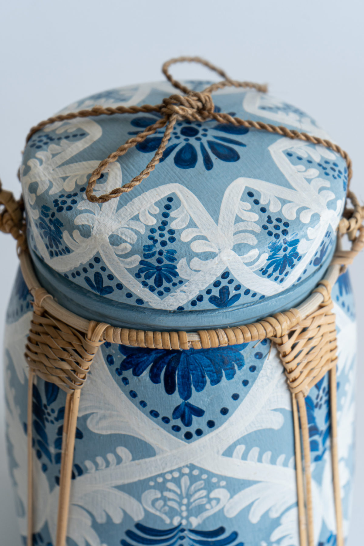 Pastel Blue Decorative Basket
