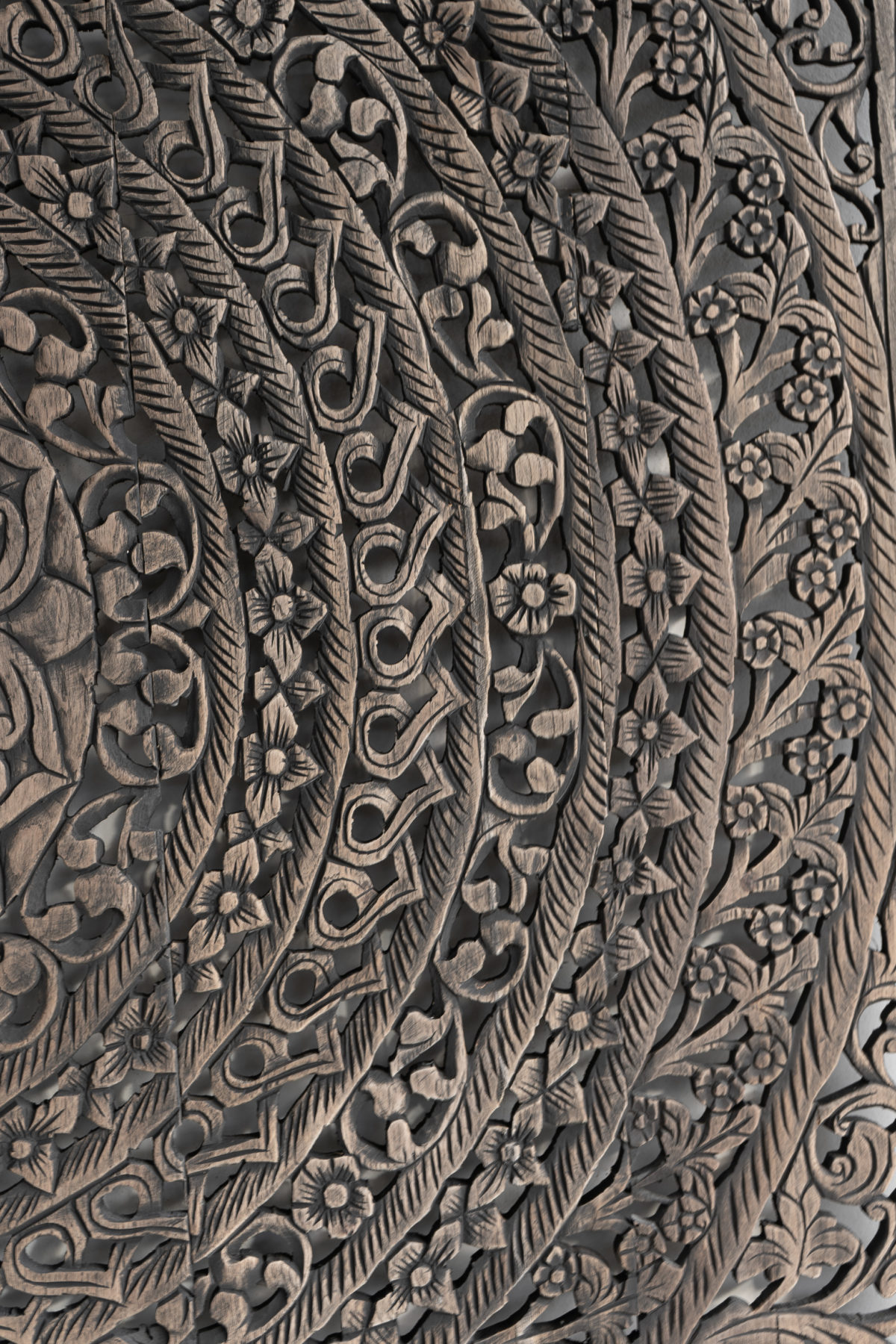 Moroccan bed head carved panel
