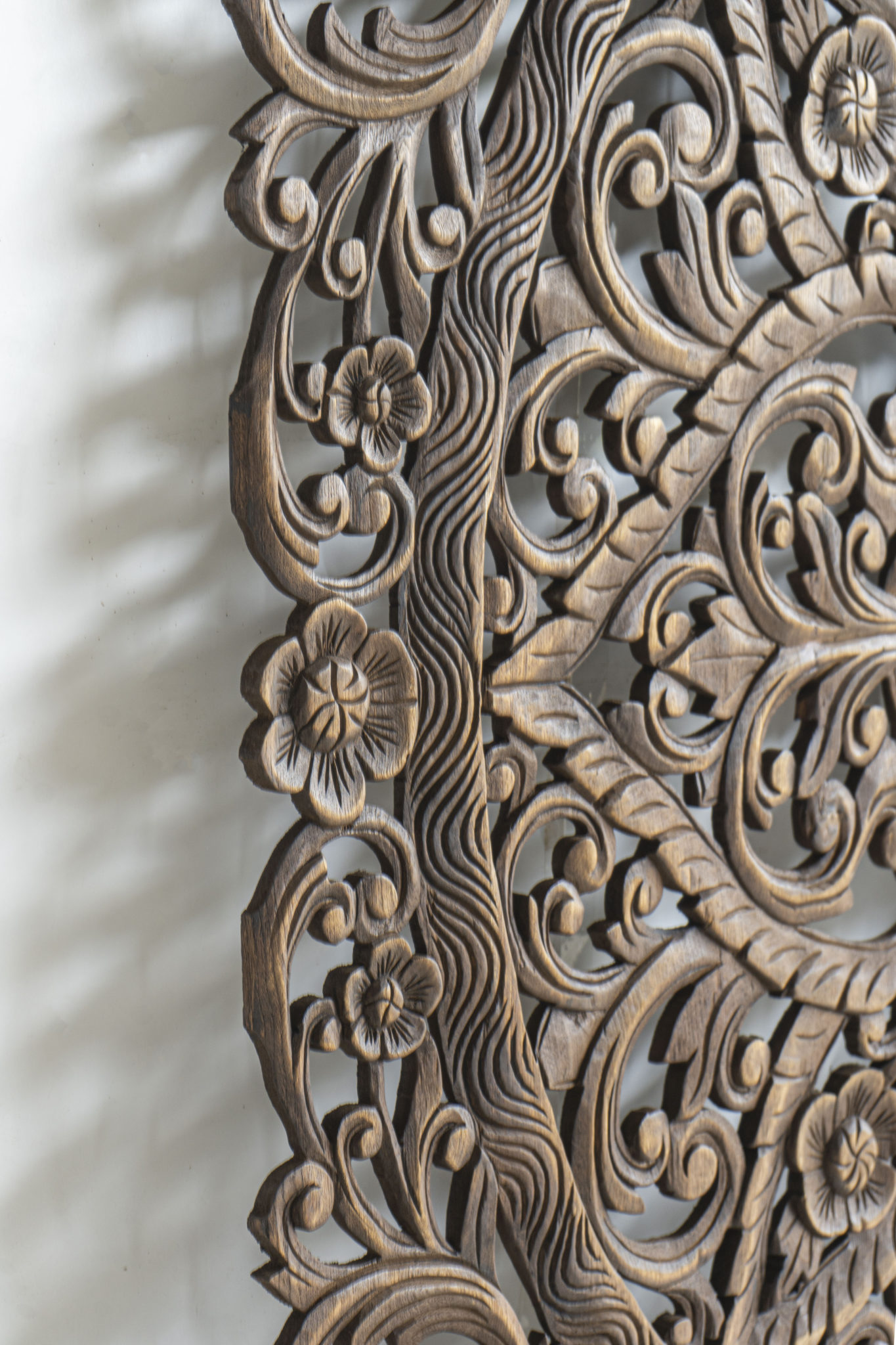 Medallion Wood Wall For Queen Bed Siam Sawadee