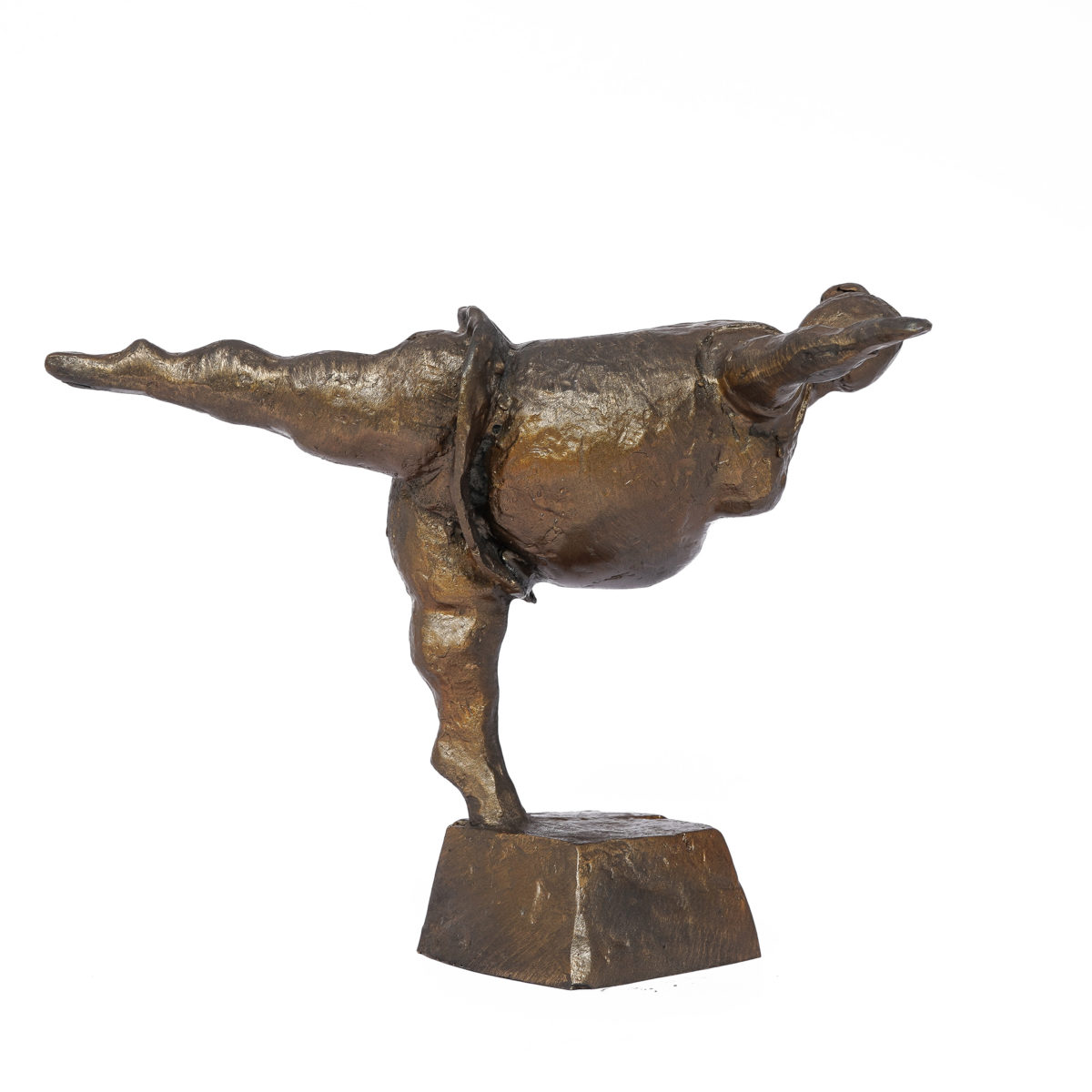 Classic dance figurine handmade in brass