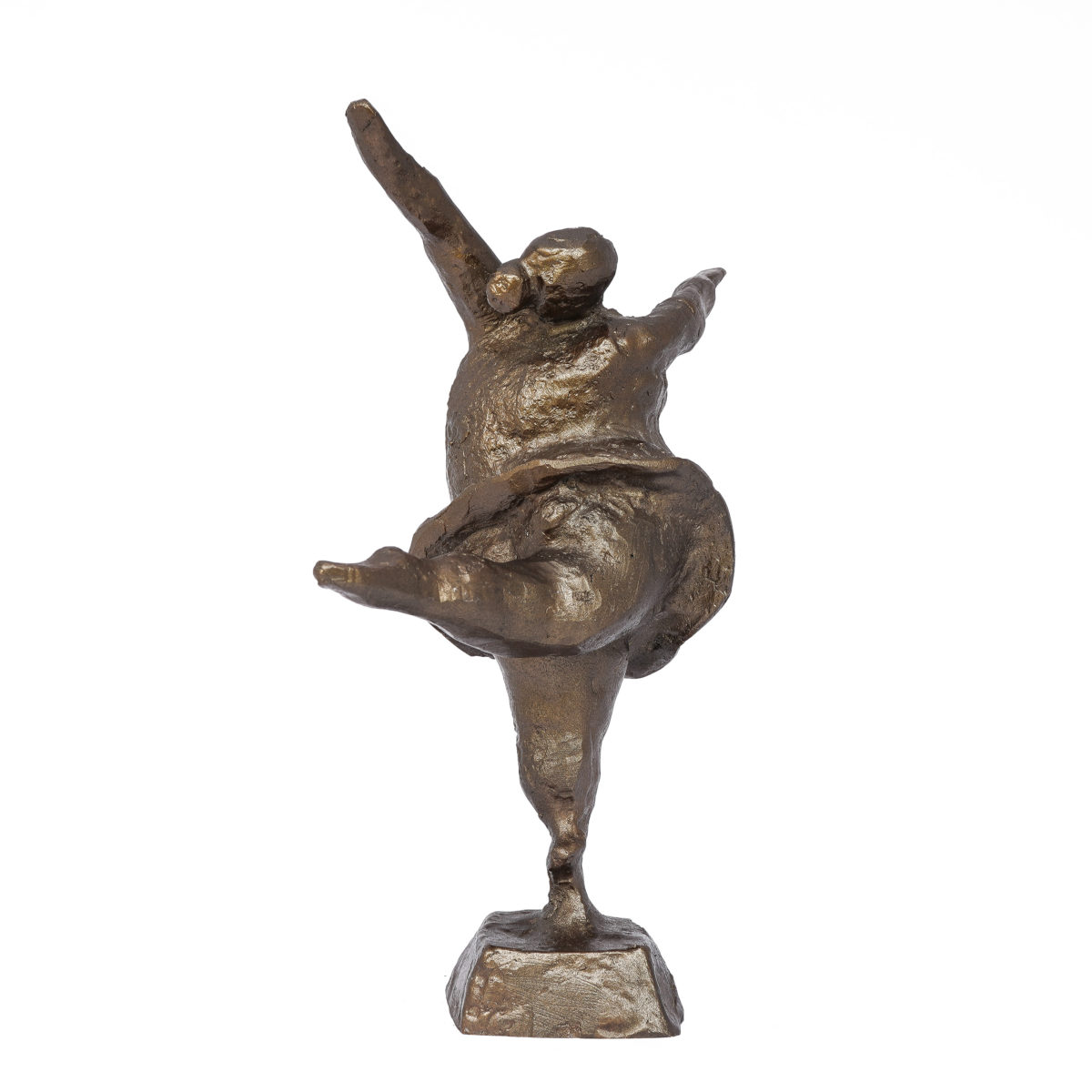 Crazy dancing ballet in bronze