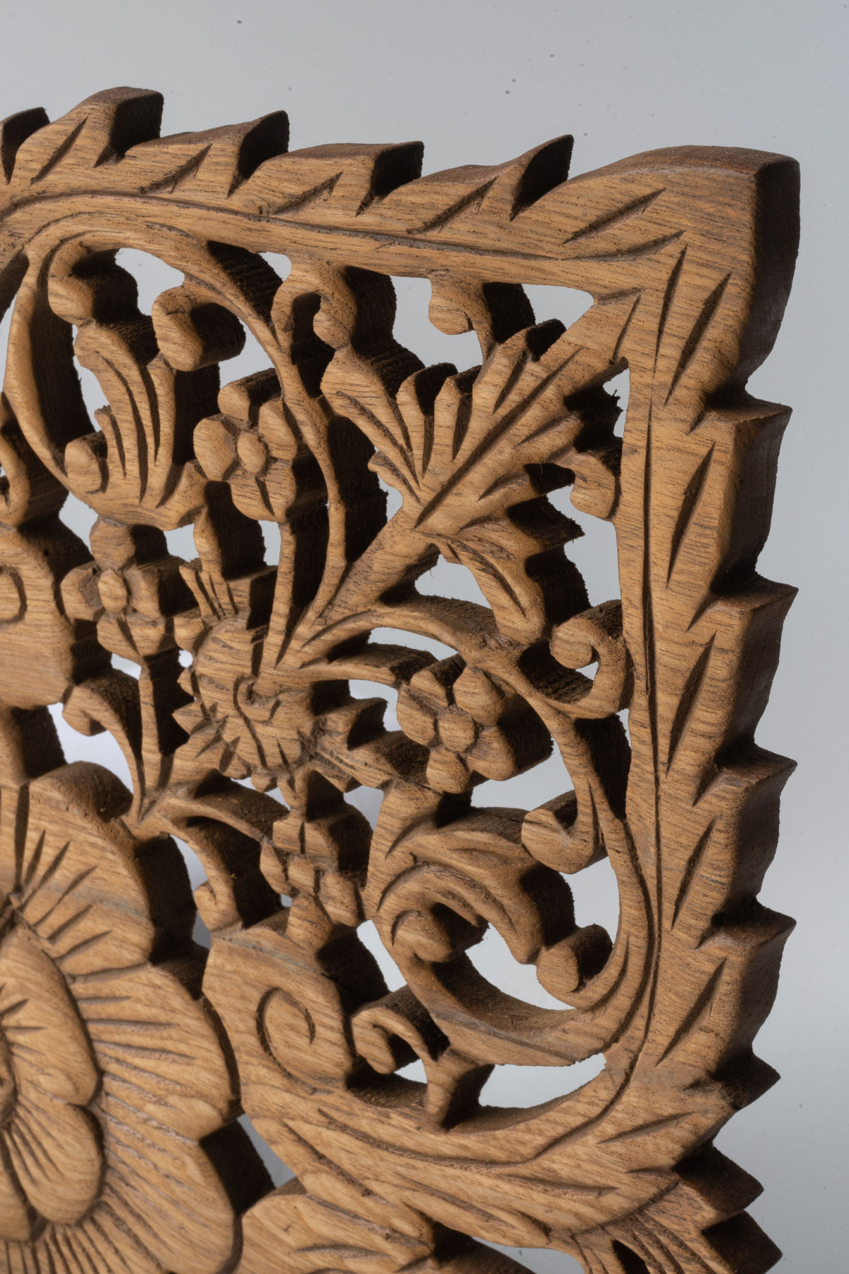 Hand carve solid wood panel