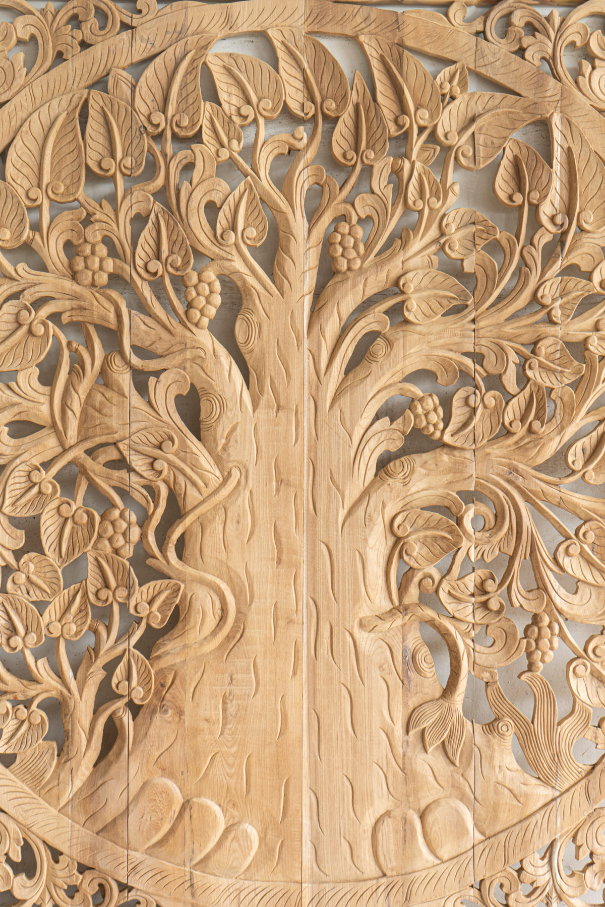 Asian Wood carving in teak