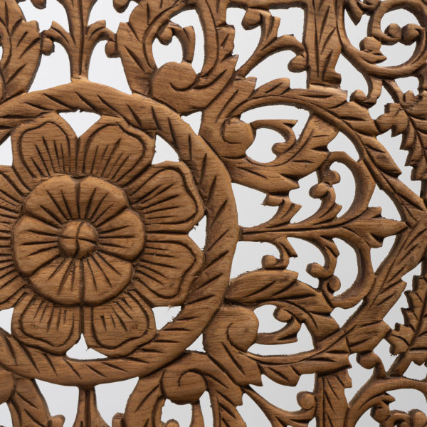 Wood on wall carved