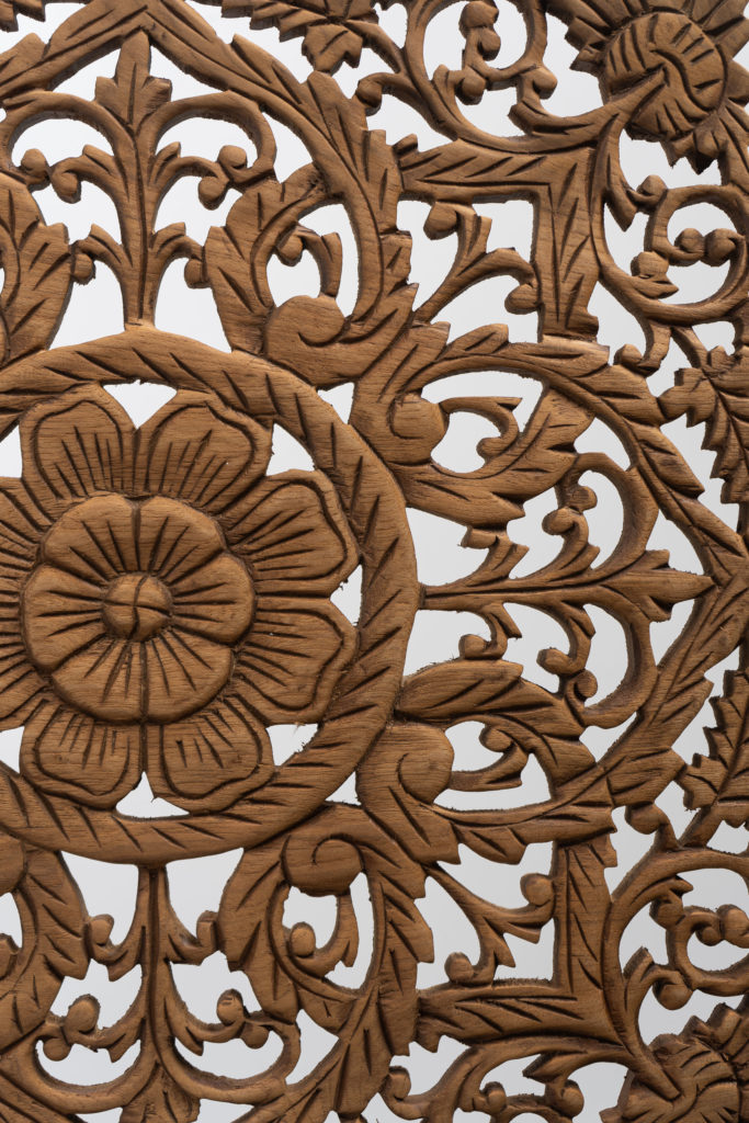Thai Wood Carving Wall Hanging Siam Sawadee