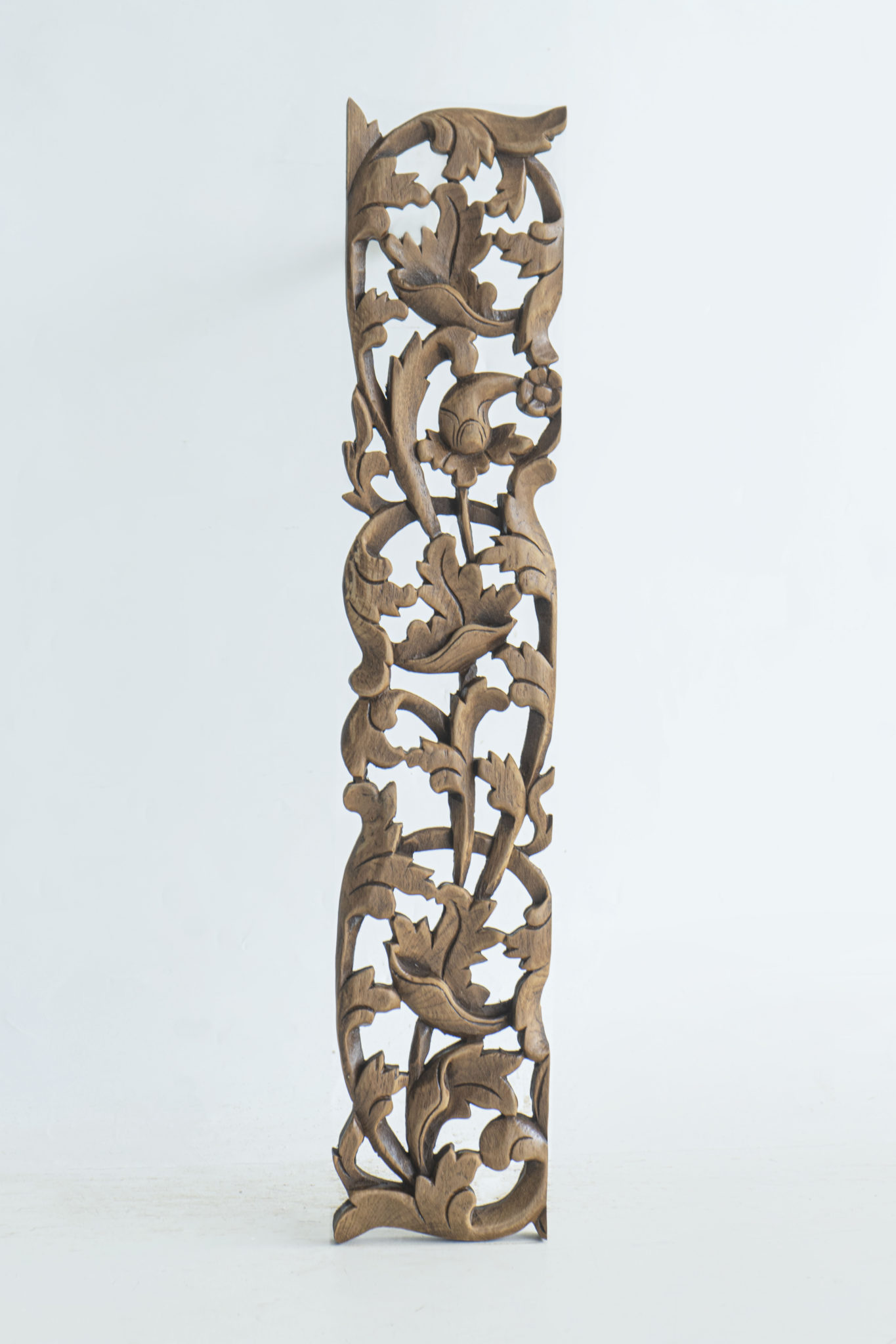 Carved Narrow Wall Art Hanging Siam Sawadee
