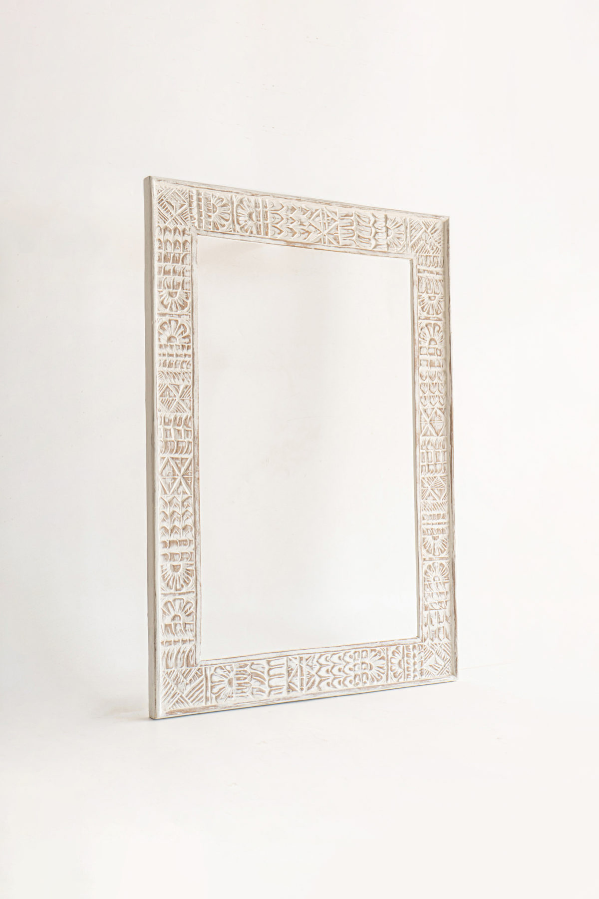 Boho wall hanging mirror frame