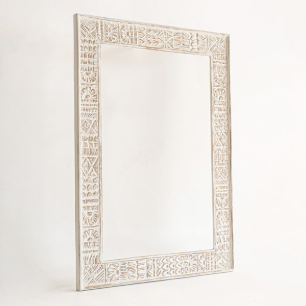 Boho wall hanging mirror frame