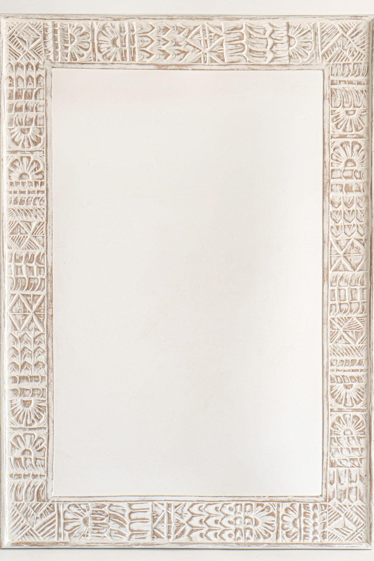 Console mirror frame hand carved in wood