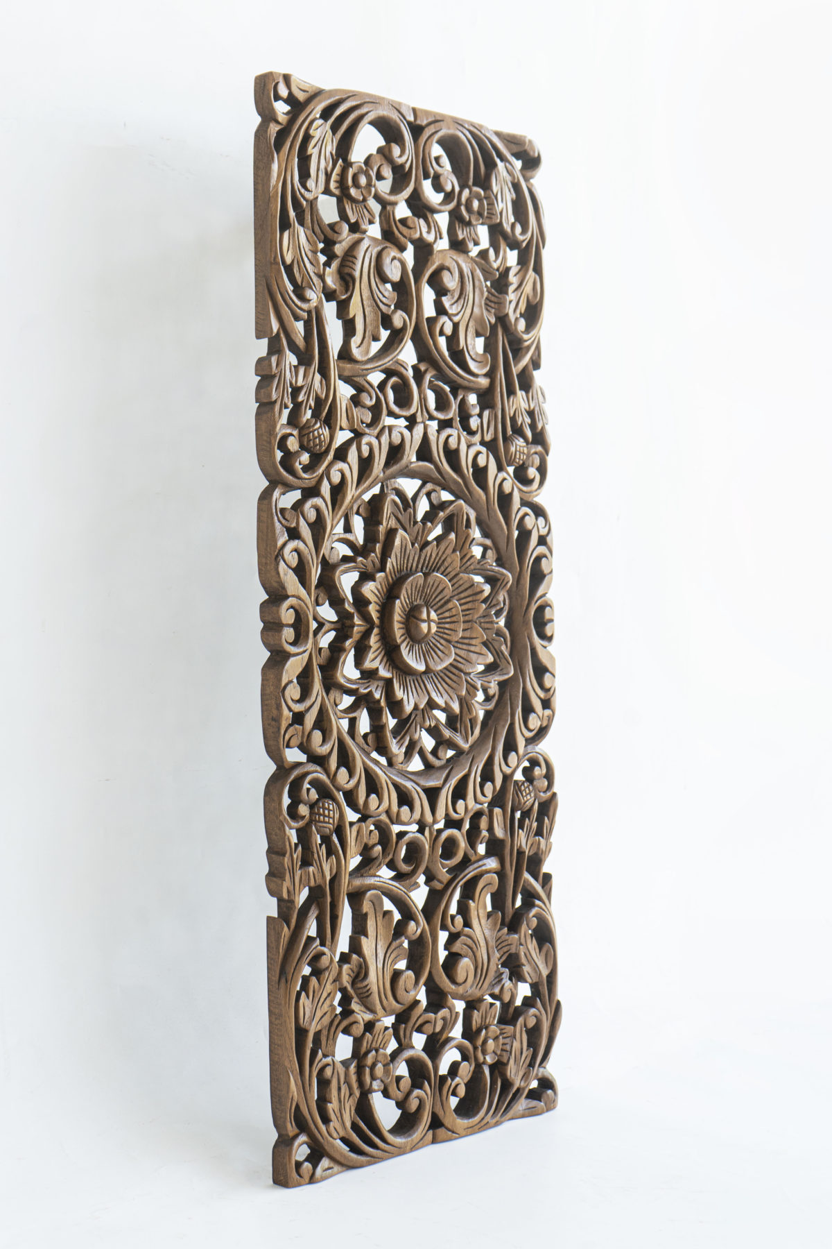 Solid wood reclaimed carving