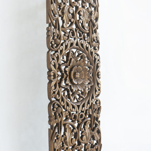 Solid wood reclaimed carving