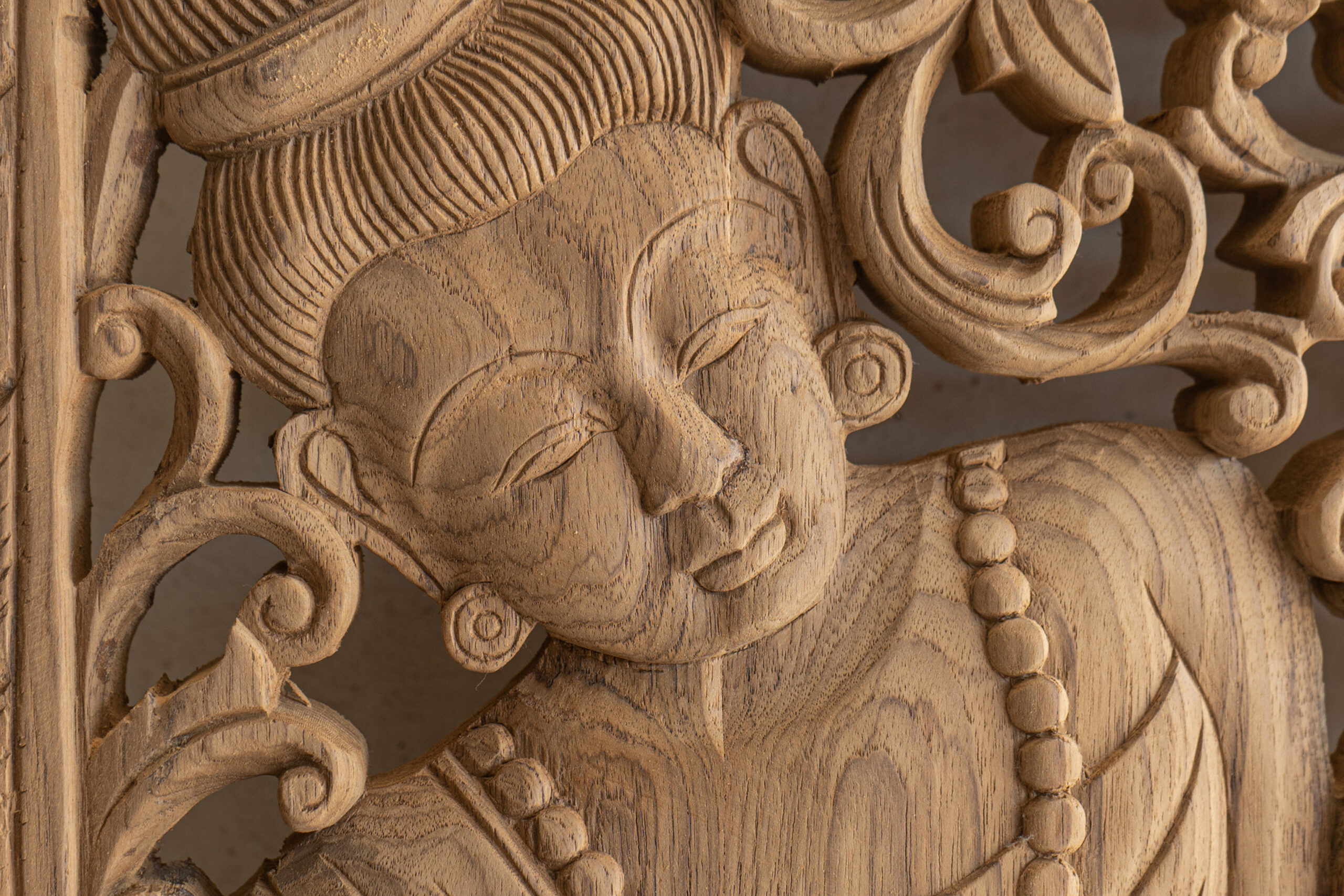 Buddha wood carving