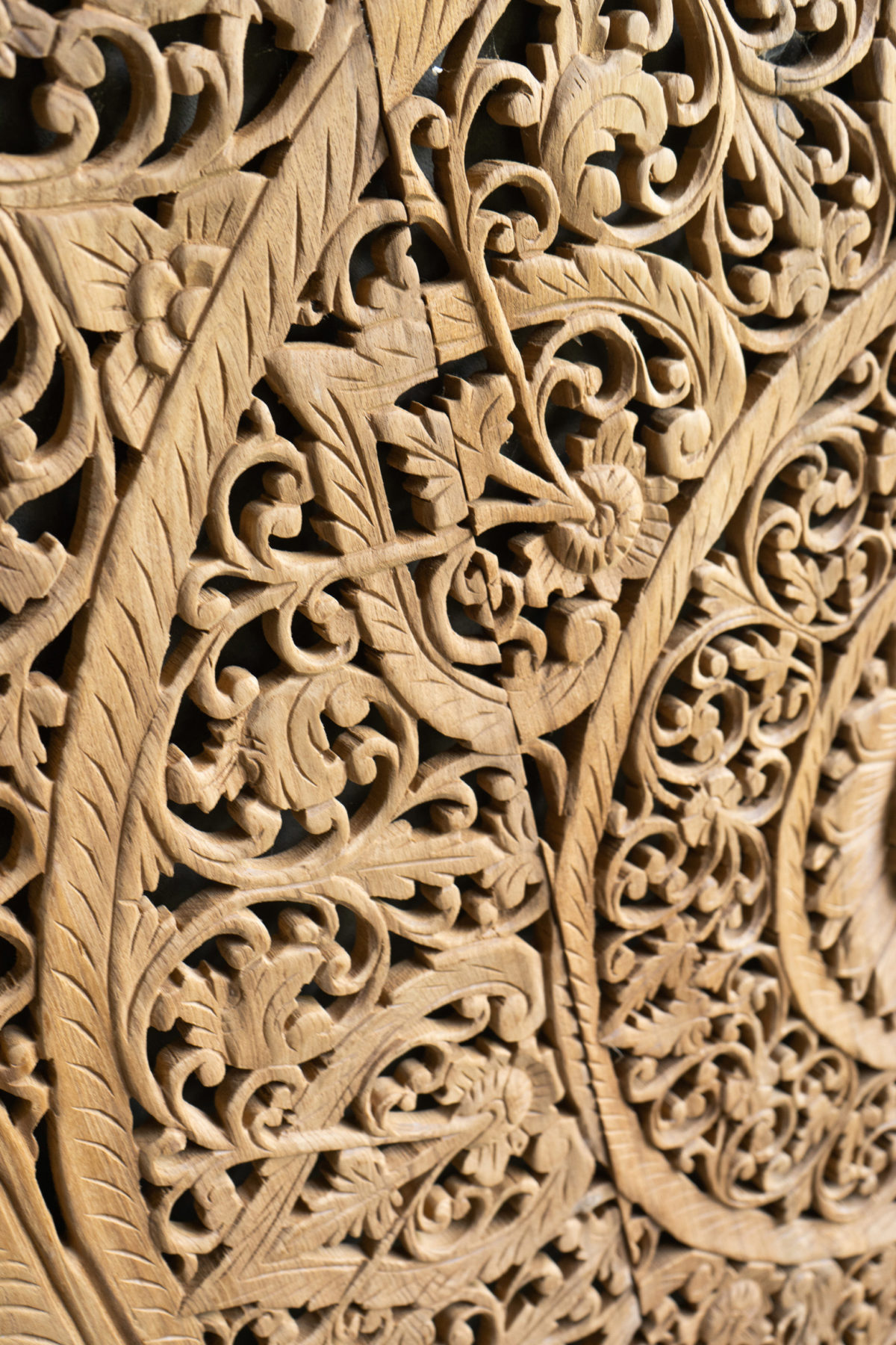 Thai wood carving