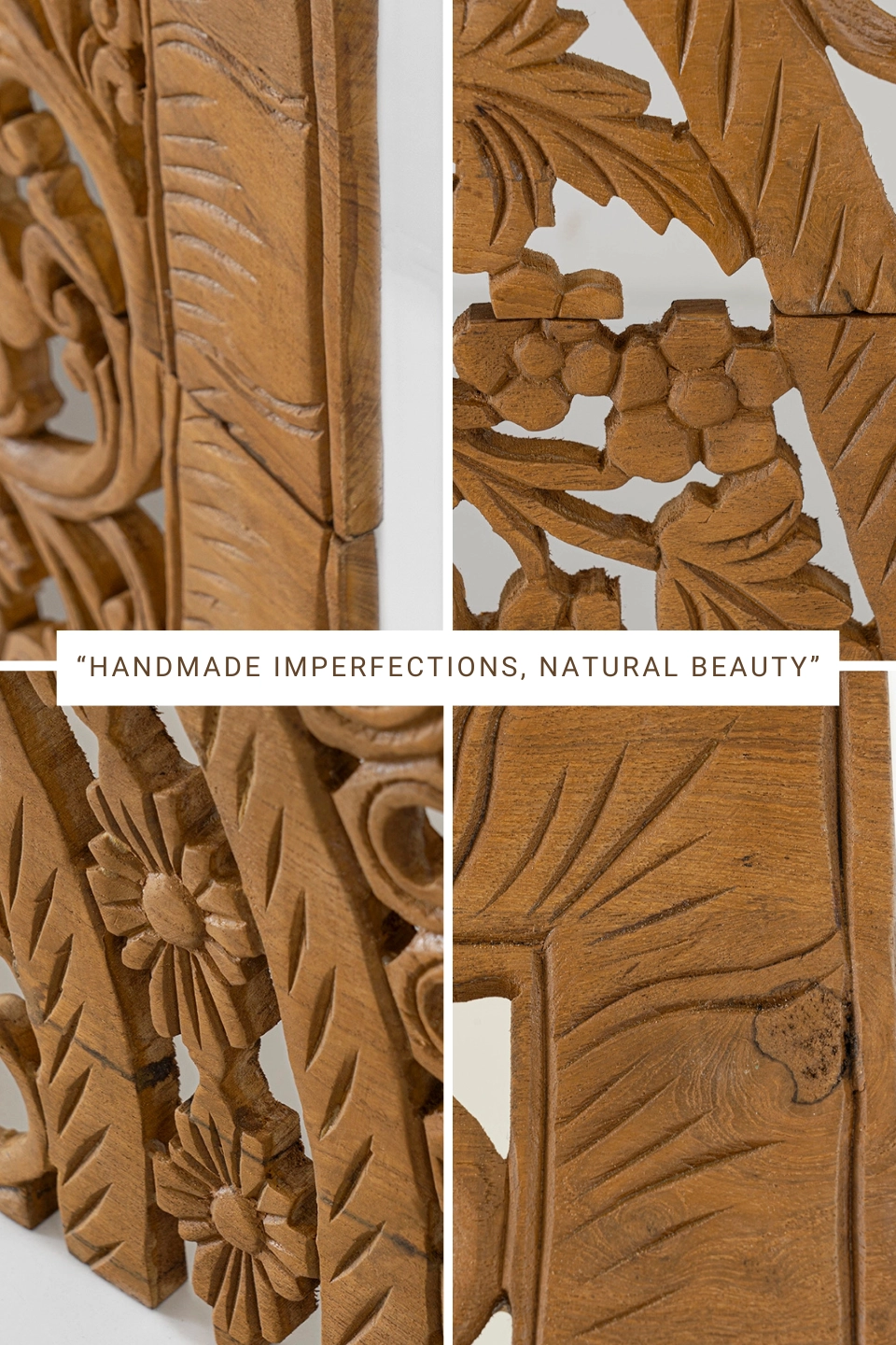 Moroccan-hand-carved-low-profile-bed-headboard-from-reclaimed-teak-wood-brown-6 Moroccan hand-carved low-profile teak headboard in brown finish, 72-inch design with intricate floral arches