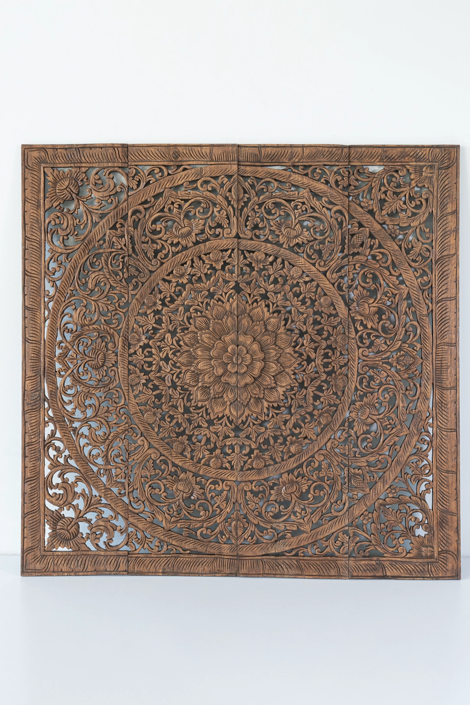 Wood-wall-art-hanging-rustic-home-decoration-large-panels-48in-brown-1 Wood on wall decorative sculpture